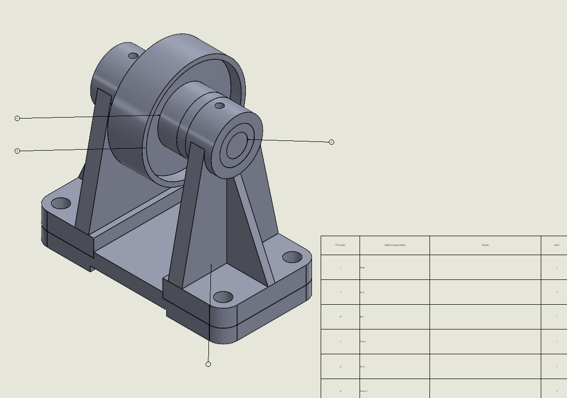 Pulley Assembly Model